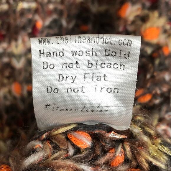 Line & Dot Multicolored Turtleneck Knit Sweater - Picture 8 of 10